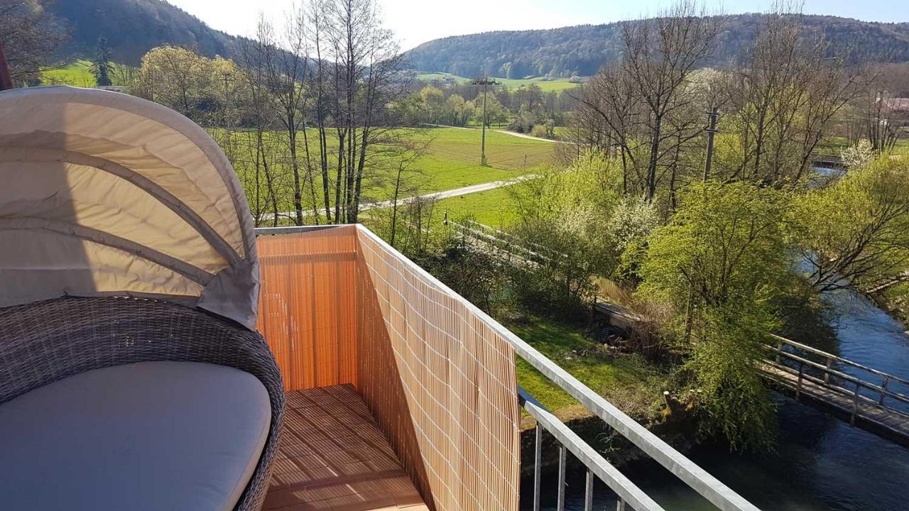 Apartment Pegnitzmühle mit Pegnitzinsel Vorra Exterior foto